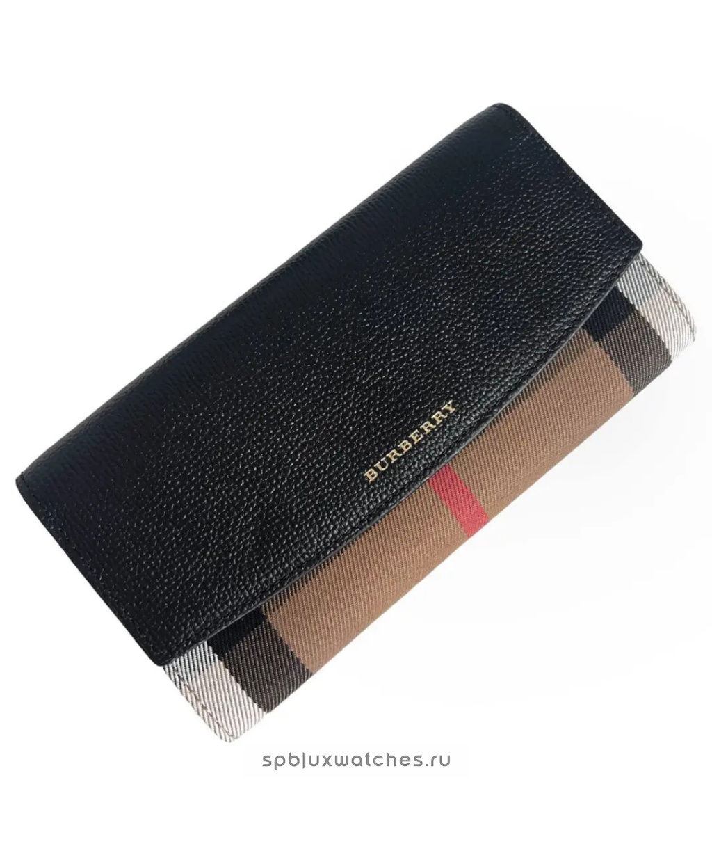 Кошелек Burberry Canvas Leather