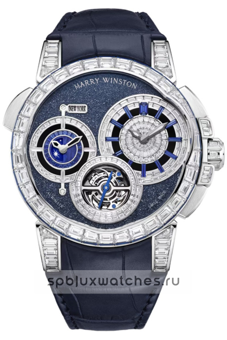 Harry Winston Ocean Tourbillon GMT Worldtimer 46 mm OCEATG46WW002