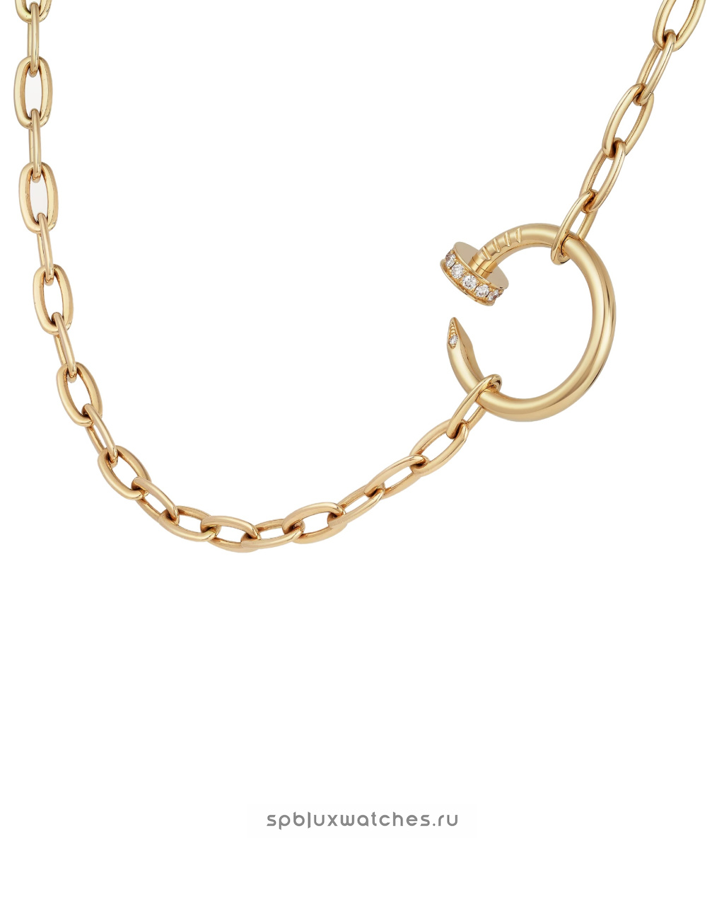 Колье Cartier Juste un Clou Diamonds Necklace B7224904