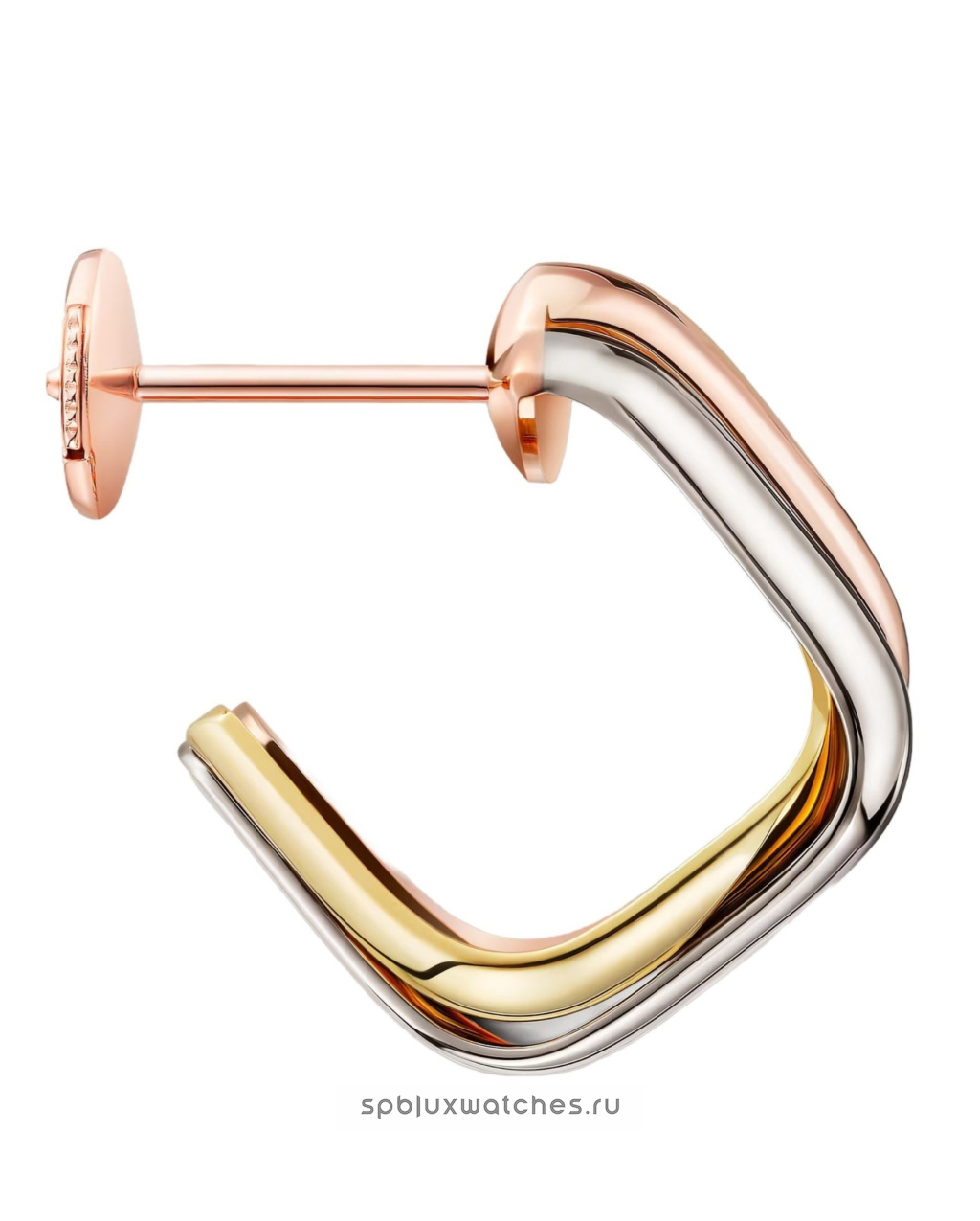 Серьги Cartier Trinity Cushion-Shaped Earrings B8301507