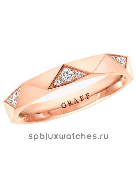 Кольцо Graff Laurence Graff Signature Faceted Diamond Wedding Band RGR996