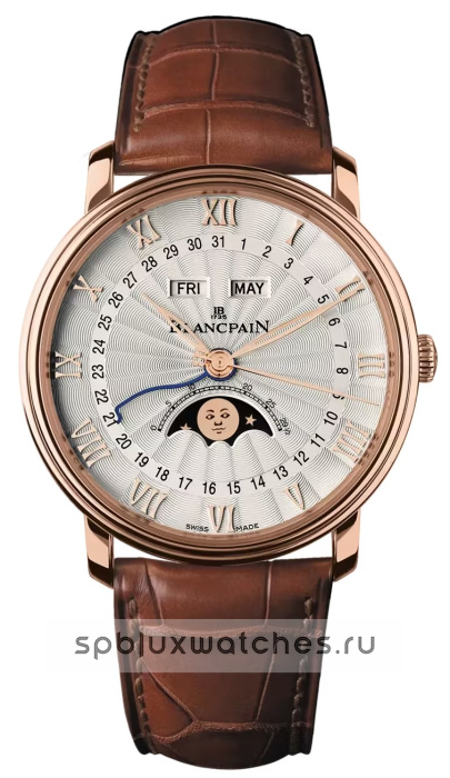 Blancpain Villeret Quantieme Complet Demi-Savonnette 40 mm 6664 3642 55B