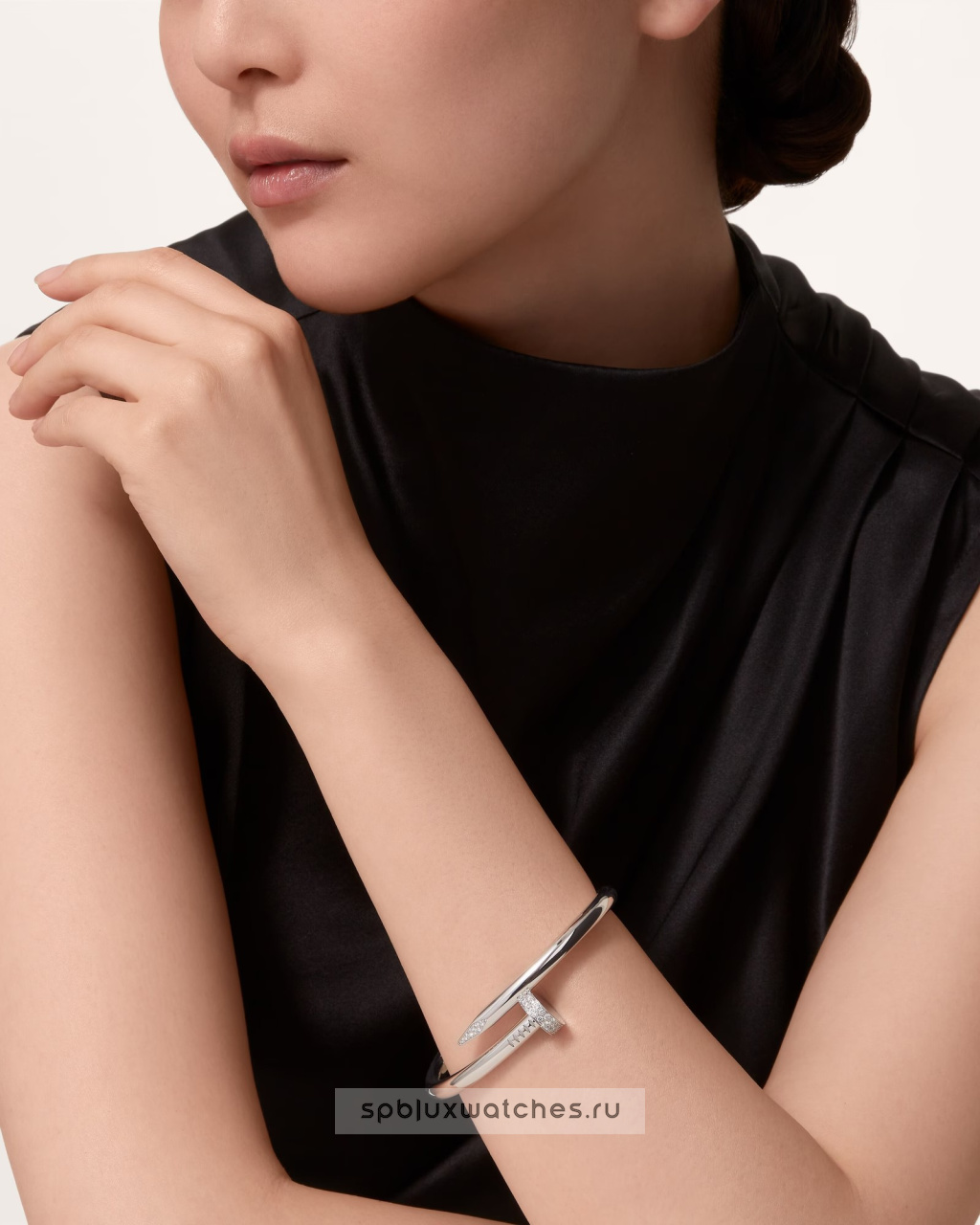 Браслет Cartier Juste un Clou Diamonds Bracelet Large Model N6721617