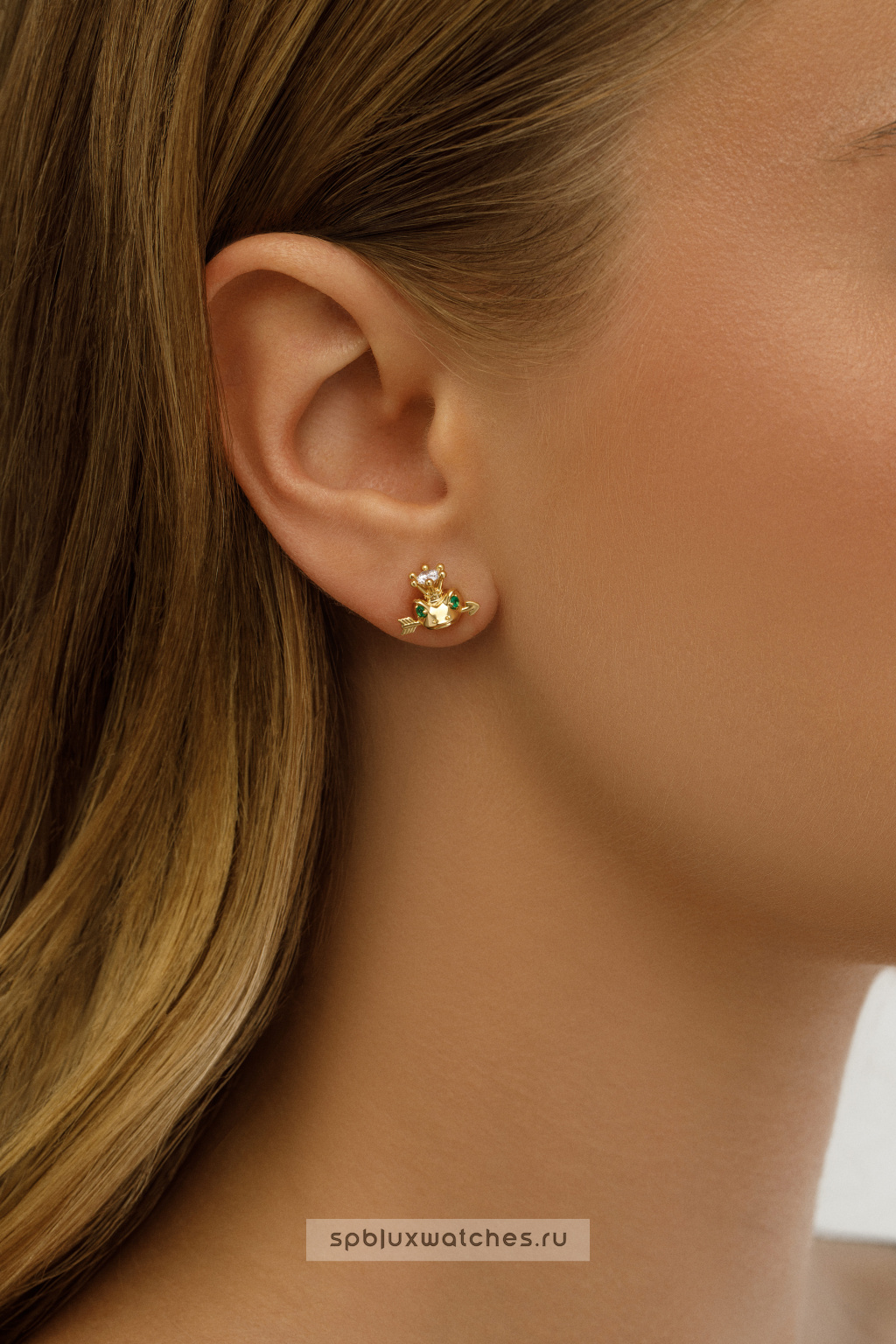 Пусеты Roman Nikonov "Царевна-лягушка" RN030082