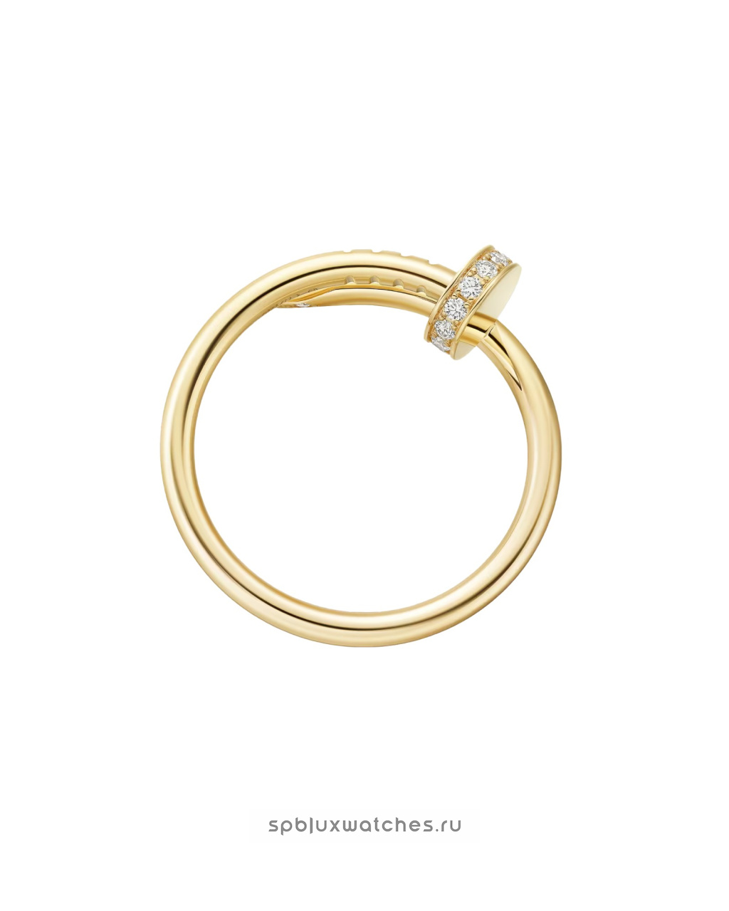 Кольцо Cartier Juste un Clou Diamonds Ring Small Model B4244900