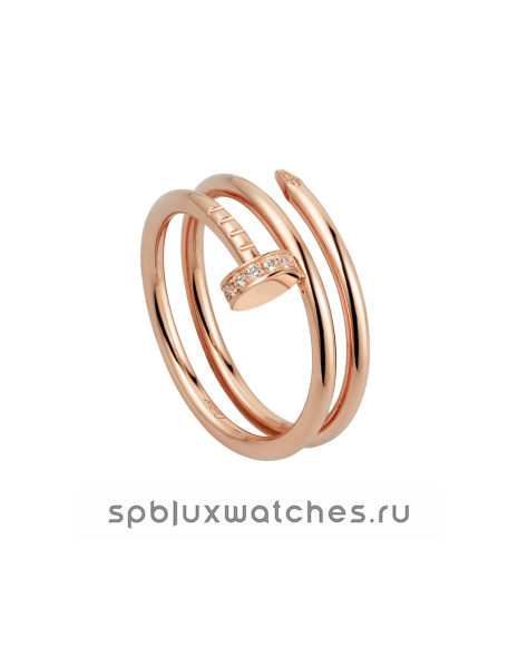 Кольцо Cartier Juste un Clou Diamonds Double Ring B4210800