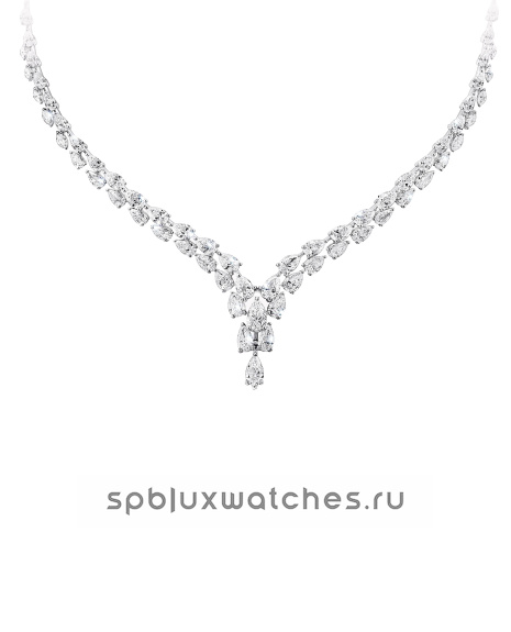 Колье Graff Classic Graff Pear Shape and Marquise Diamond Graduating Necklace RGN753