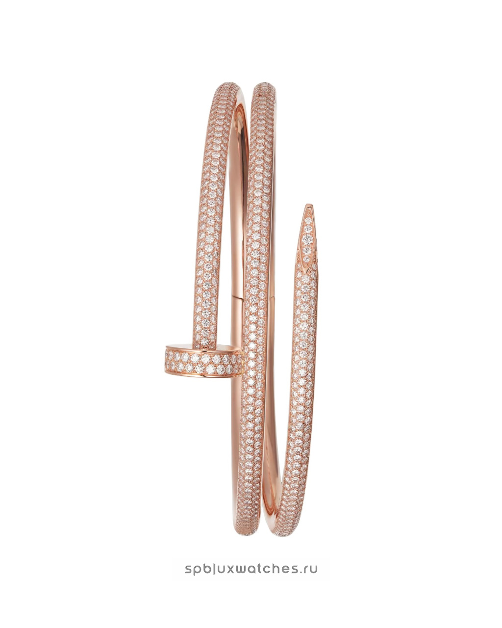 Браслет Cartier Juste un Clou Double Half-Paved Bracelet N6708617
