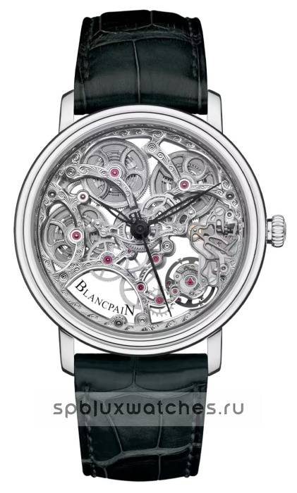 Blancpain Villeret Squelette 8 Jours 38 mm 6633 1500 55B