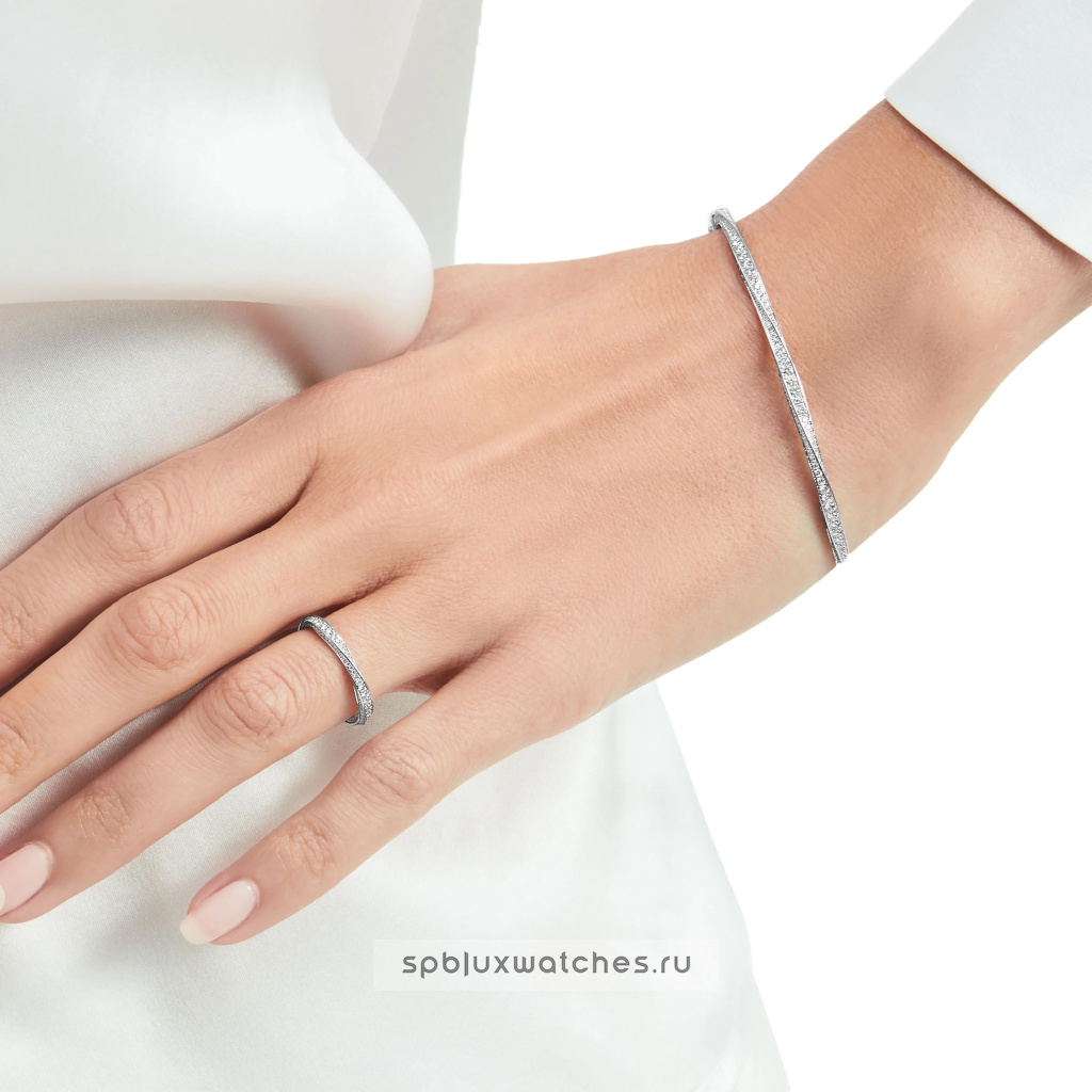 Браслет Graff Spiral Pave Diamond Bangle RGB351