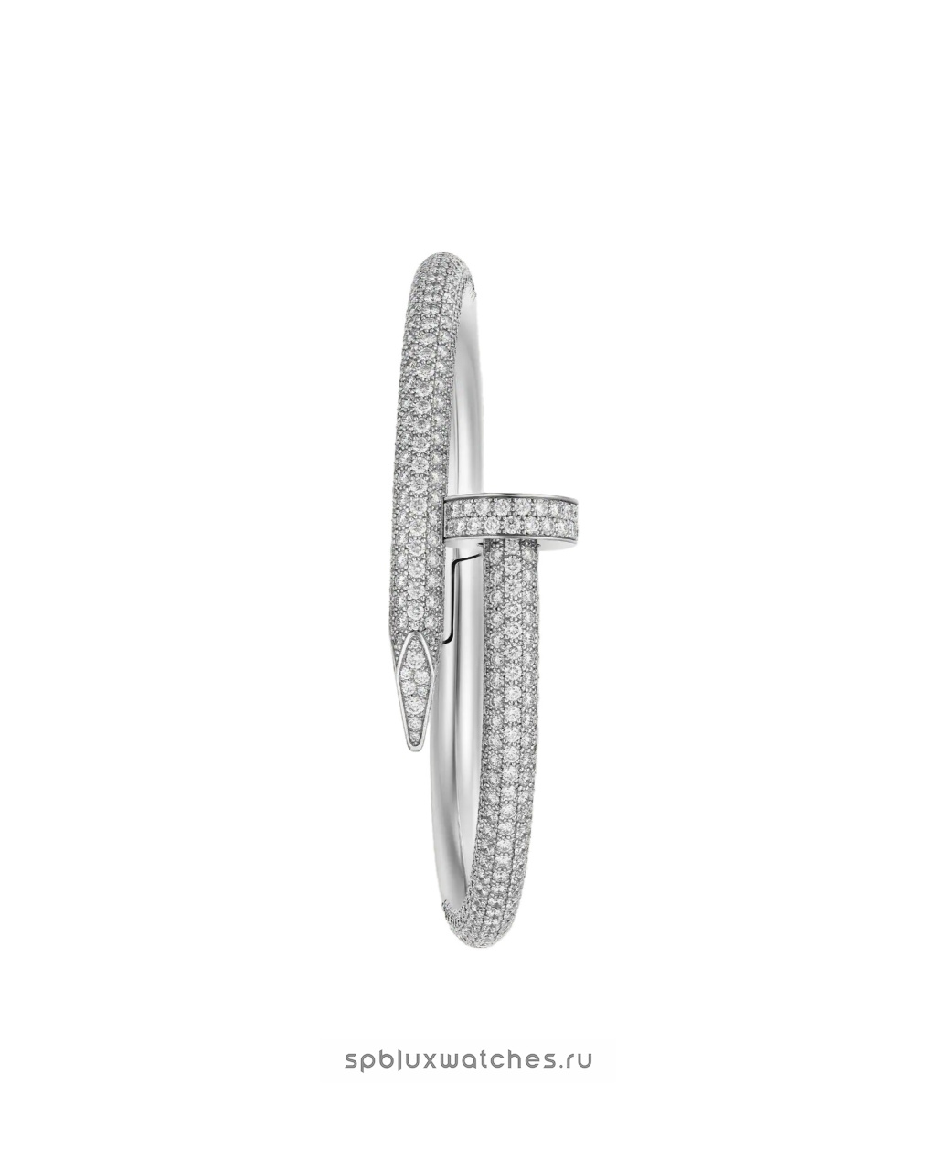 Браслет Cartier Juste un Clou Half-Paved Bracelet Large Model N6721817