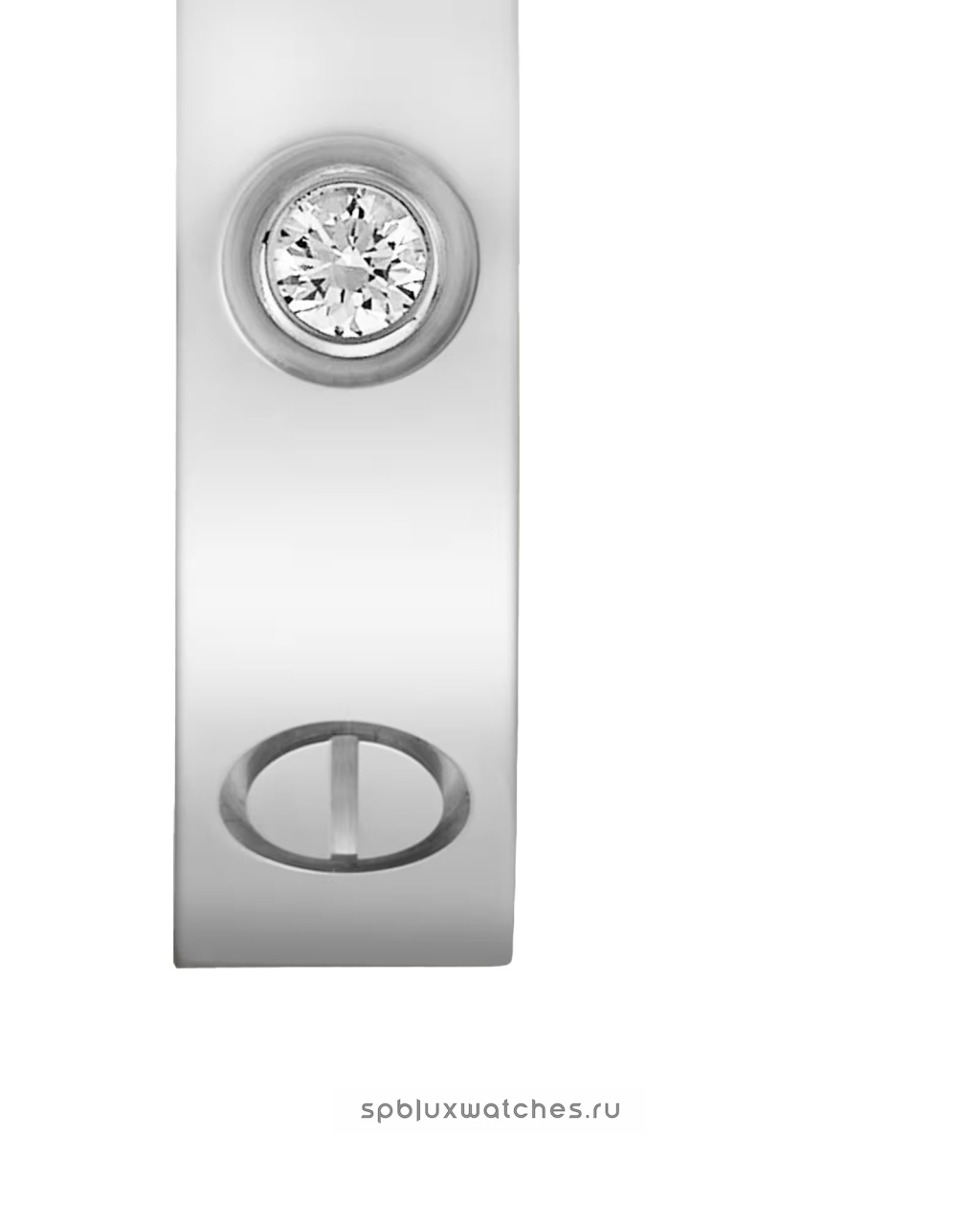 Обручальное кольцо Cartier Love Wedding Band 1 Diamond Small Model B4050500