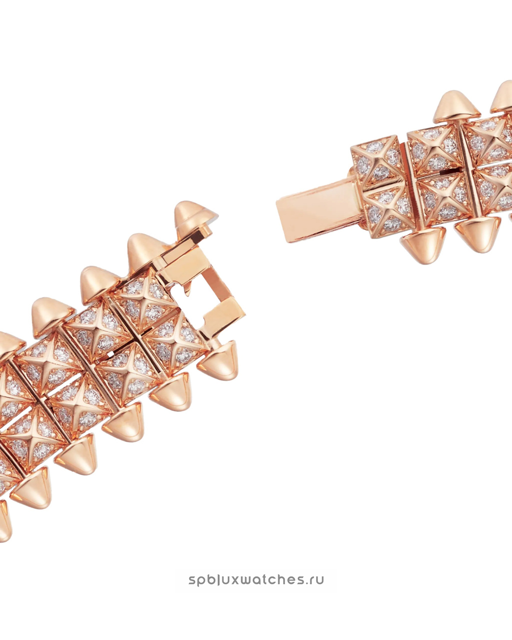 Колье Cartier Clash de Cartier Flexible Paved Double Row Necklace N7424464