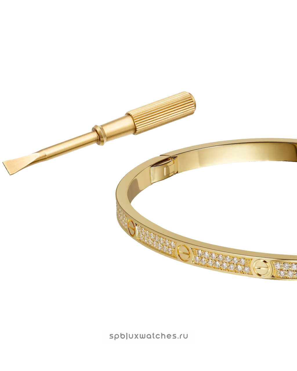 Браслет Cartier Love Bracelet Paved Small Model N6710617