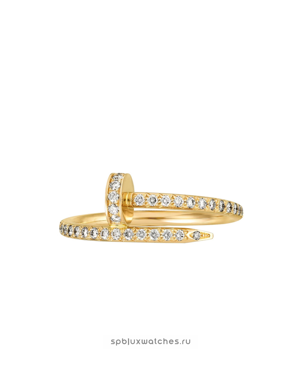Кольцо Cartier Juste un Clou Half-Paved Ring Small Model B4231500
