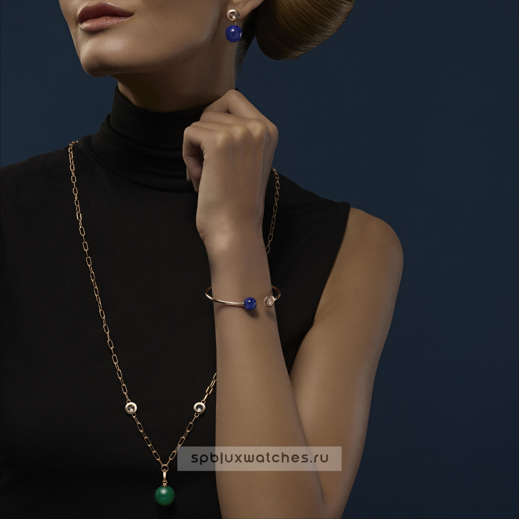 Браслет Chopard Happy Diamonds Planet Bangle 85A619-5500