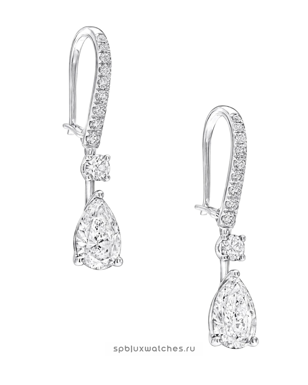 Серьги Graff Classic Graff Pear Shape Diamond Solitaire Earrings PTSW01