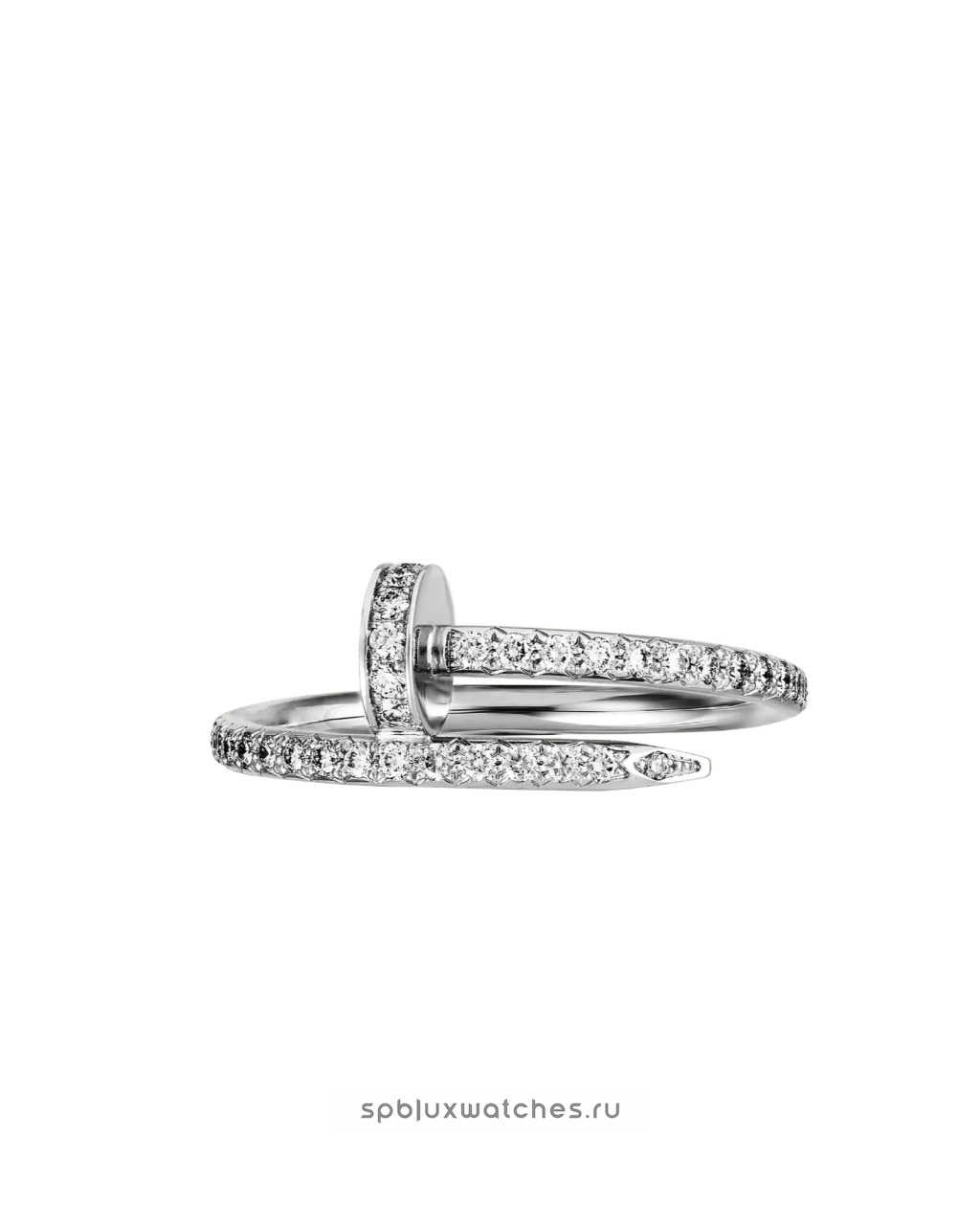Кольцо Cartier Juste un Clou Half-Paved Ring Small Model B4231600