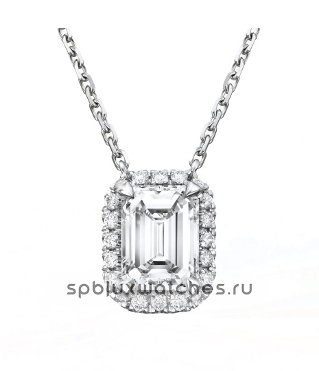 Подвеска Cartier Destinée Pendant, Emerald-Cut Diamond, Paved N7424548