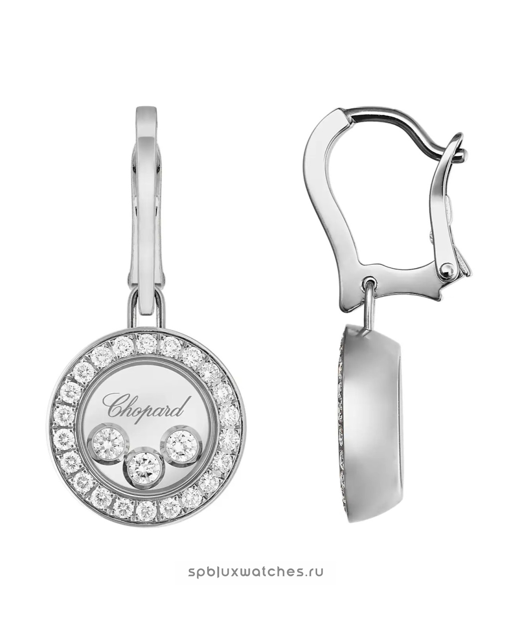 Серьги Chopard Happy Diamonds Icons Earrings 83A018-1401