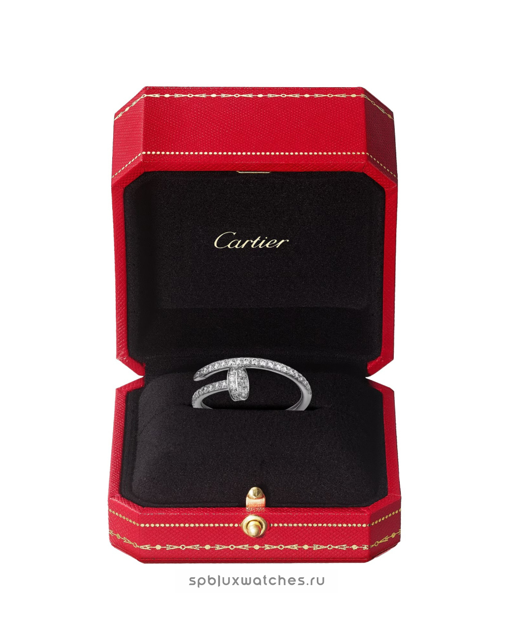 Кольцо Cartier Juste un Clou Half-Paved Ring Small Model B4231600