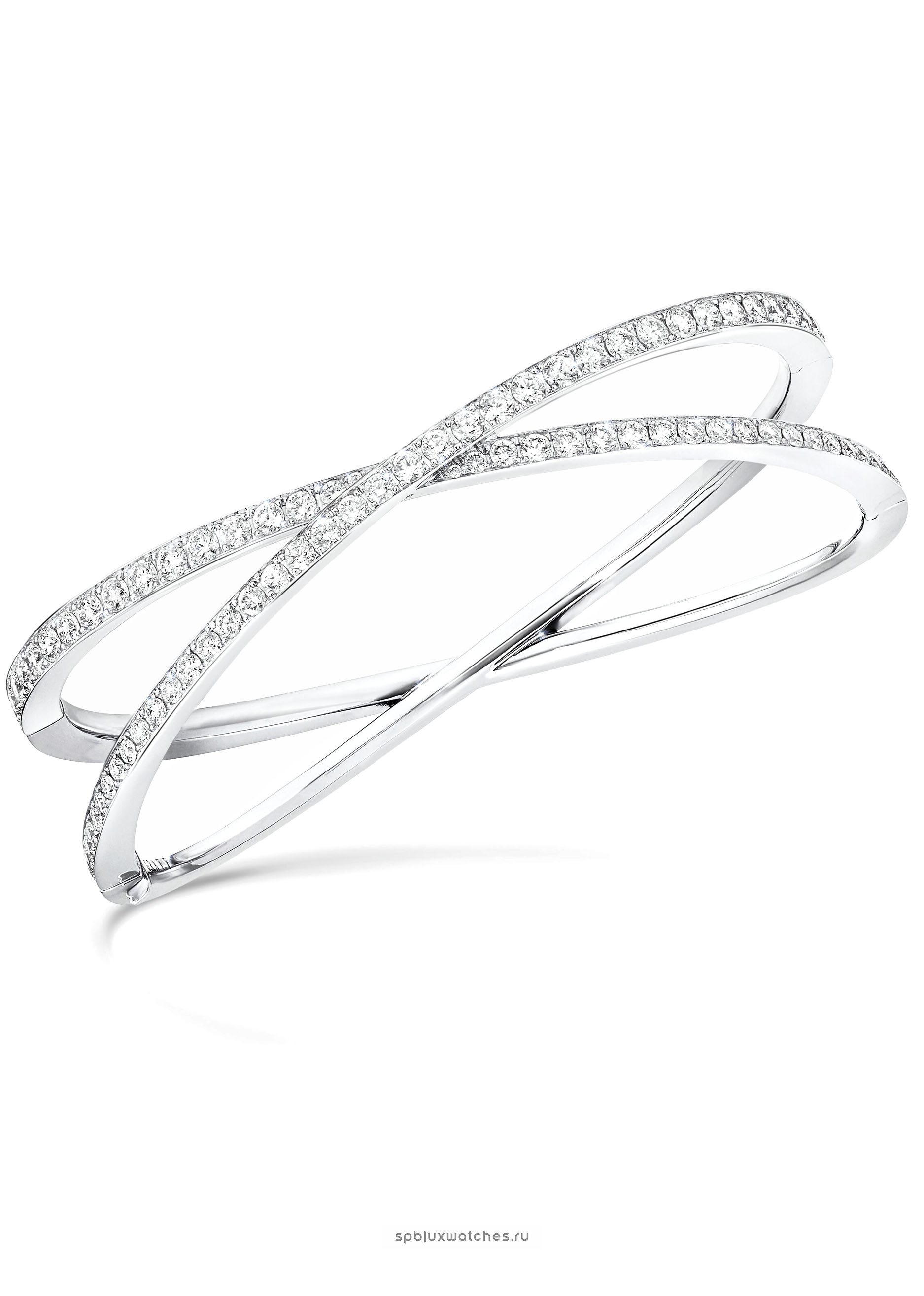 pave diamond bangle