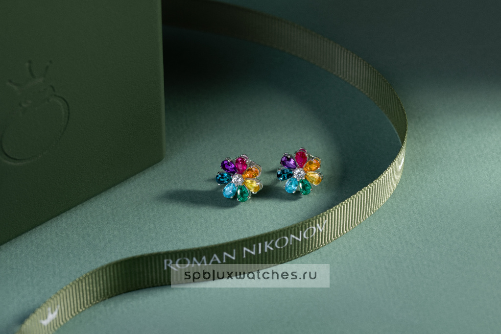 Пусеты Roman Nikonov “Цветик-семицветик” RN050081