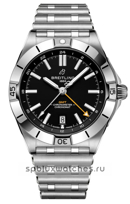 Breitling Chronomat Automatic GMT 40 mm NFL Pittsburgh Steelers Edition A32398B71B1A1