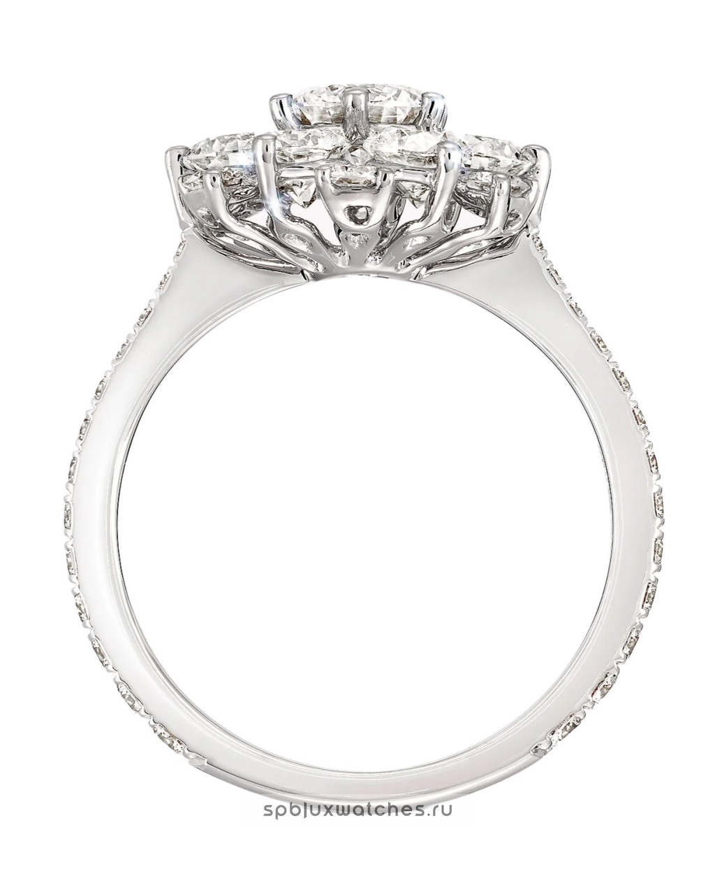 Кольцо Graff Classic Graff Round Diamond Cluster Ring RGR742