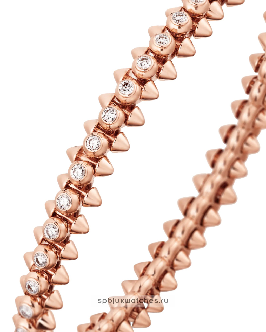 Браслет Cartier Clash de Cartier Bracelet Medium Model Diamonds N6715017