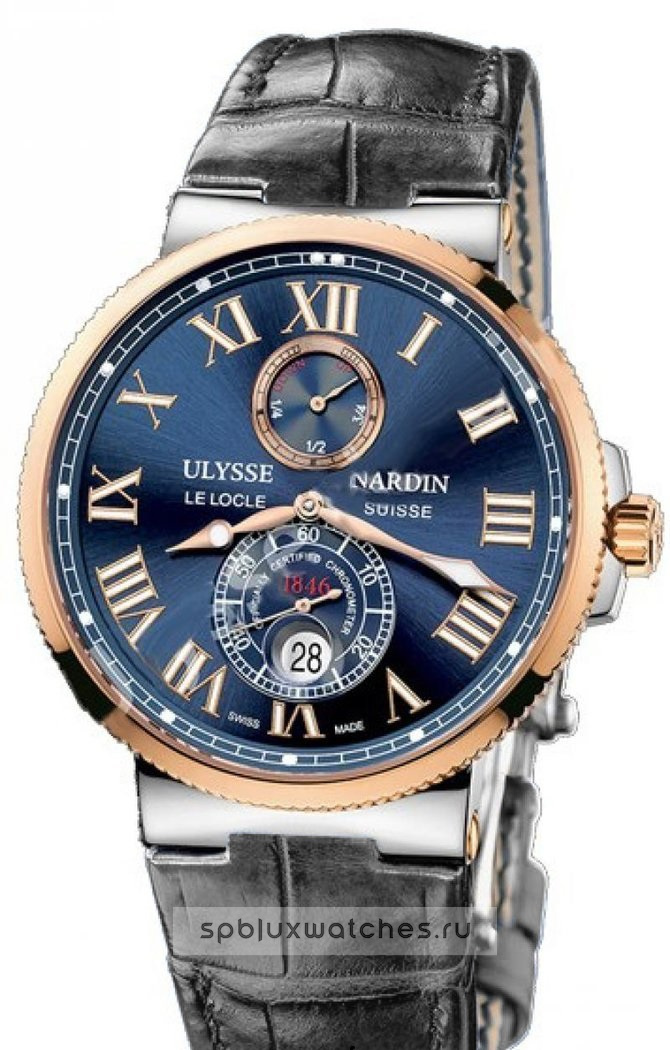 ulysse nardin maxi marine chronometer 43 mm 265 67 43 bq