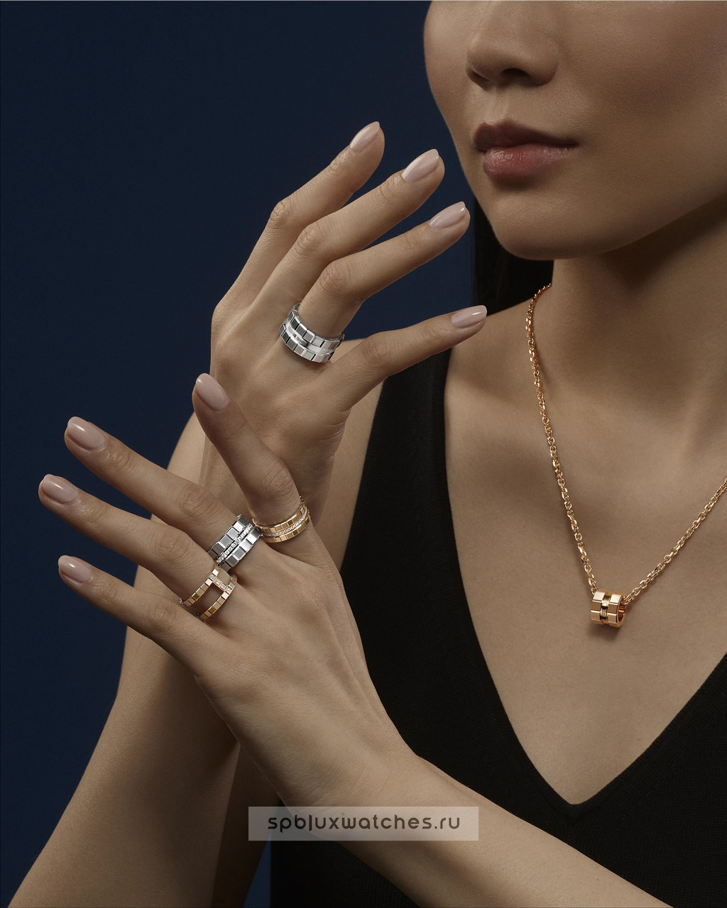 Кольцо Chopard Ice Cube Ring 827006-5010