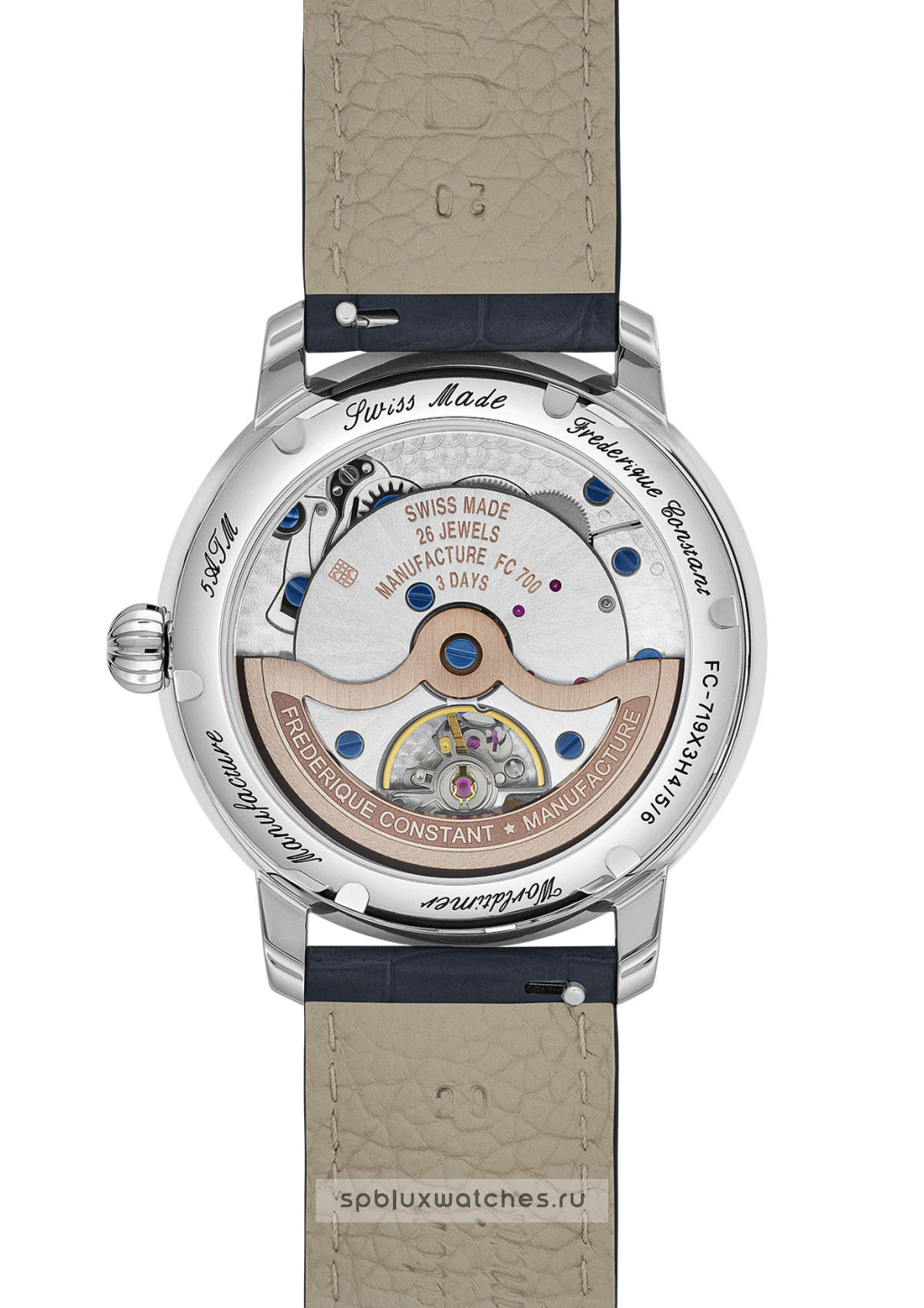 Frederique Constant Manufacture Classic Worldtimer 40 mm FC-719BLW3H6