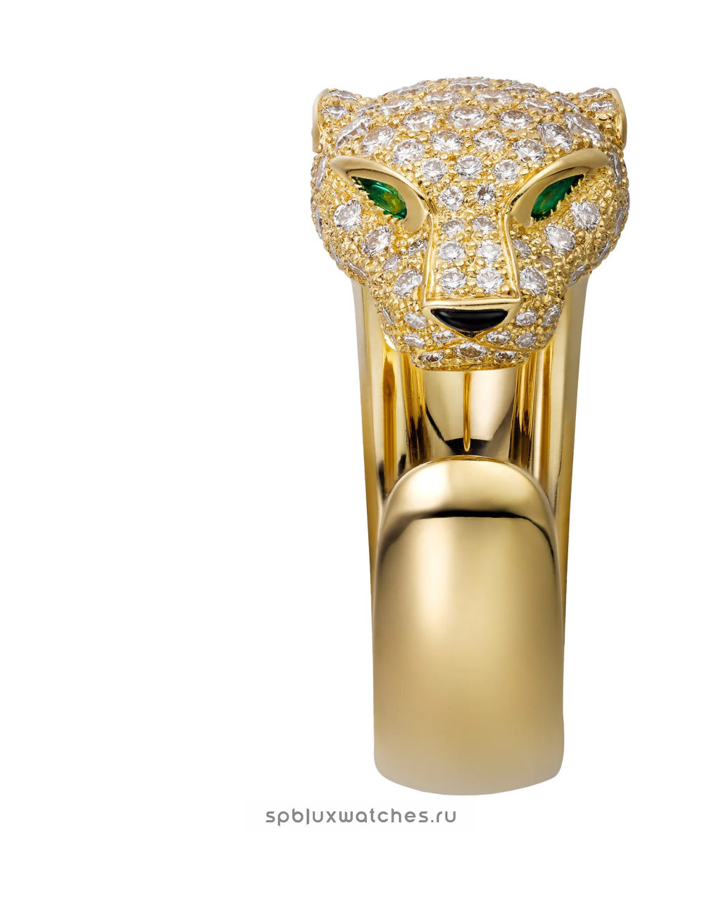 Кольцо Cartier Panthere de Cartier Half-Paved Ring Medium Model N4225000