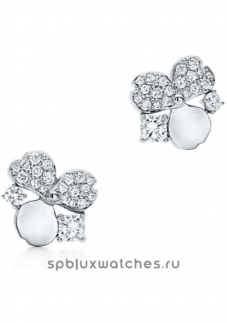 tiffany paper flowers earrings