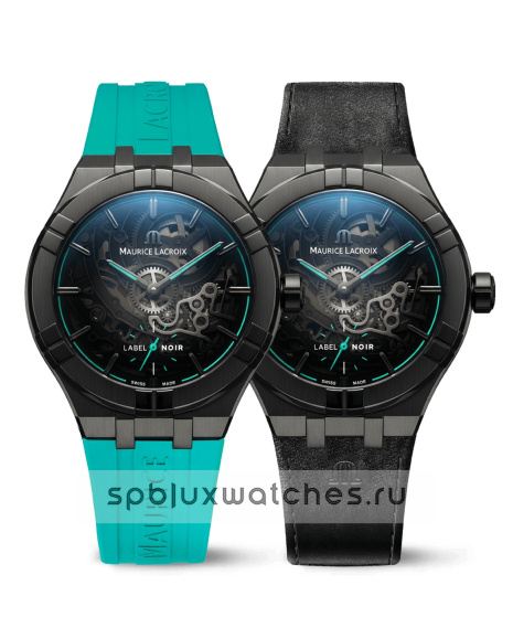 Maurice Lacroix Aikon Automatic Skeleton 45 mm Label Noir AI6028-DLB0B-030-H