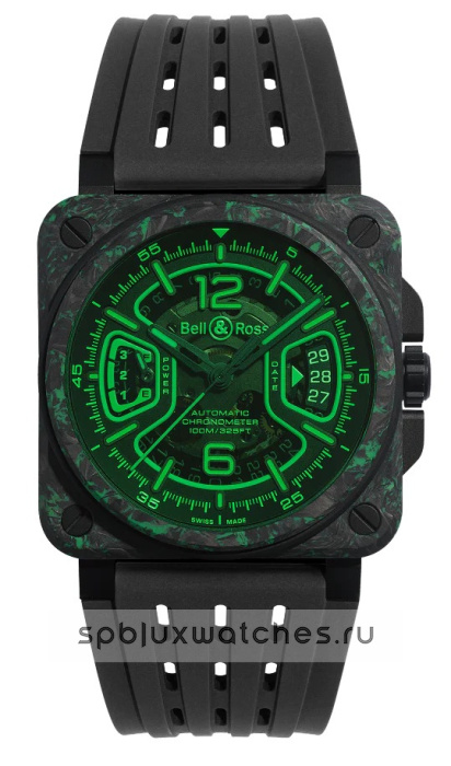 Bell & Ross BR-X3 Night Vision 41 mm BRX3R-GN-CA/SRB