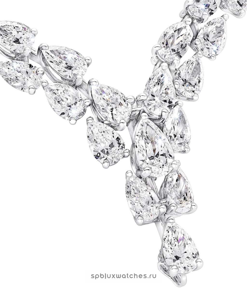 Колье Graff Classic Graff Pear Shape and Marquise Diamond Graduating Necklace RGN753