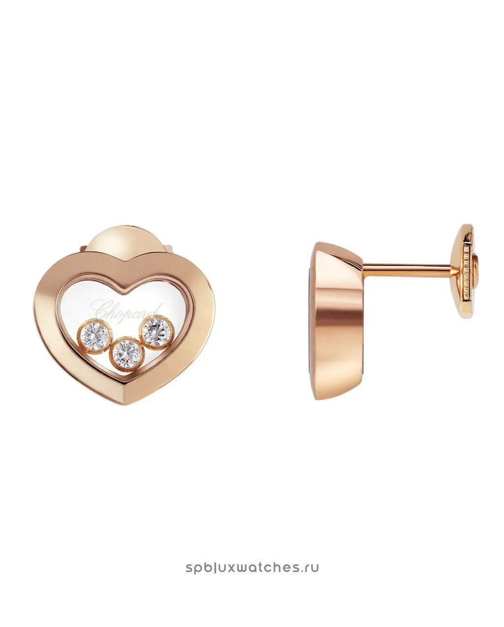 Серьги Chopard Happy Diamonds Icons Earrings 83A611-5001