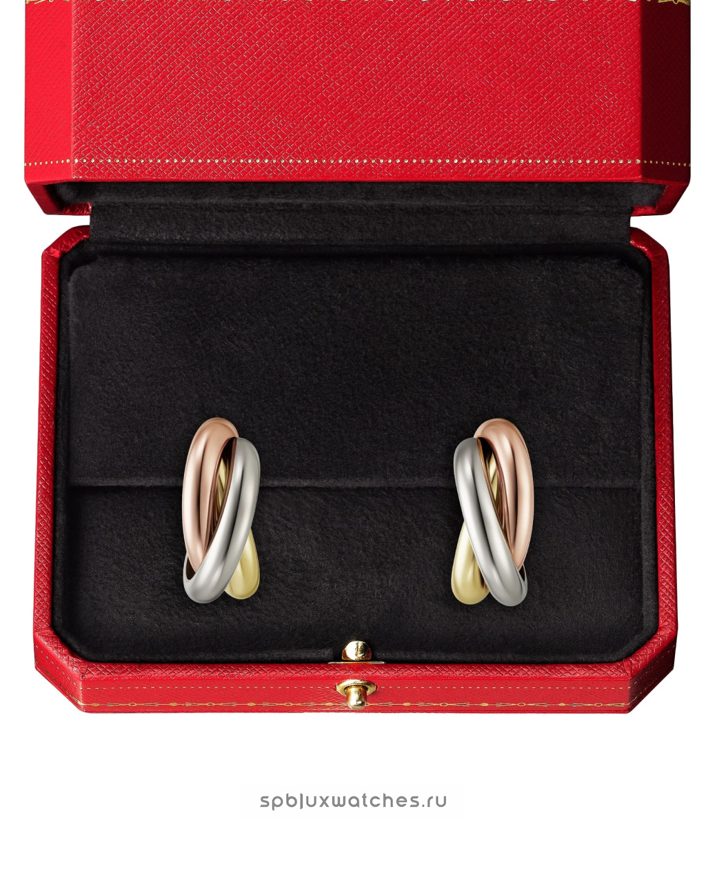 Серьги Cartier Trinity Earrings Classic Model 80083231