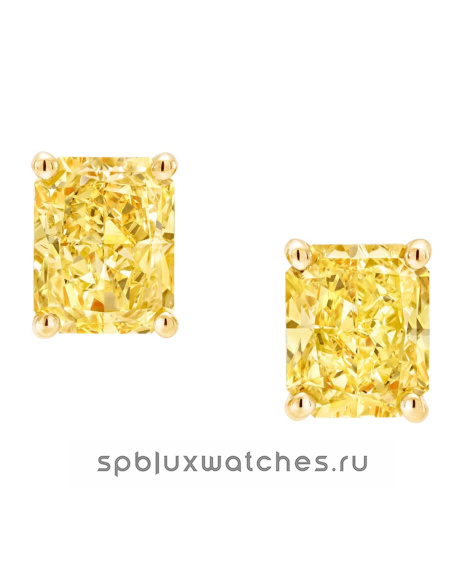 Пусеты Graff Classic Graff Yellow Radiant Cut Diamond Stud Earrings YRAST01