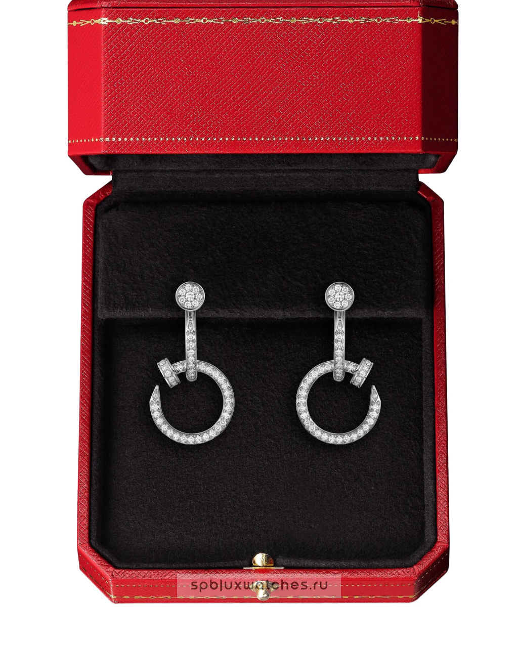 Серьги Cartier Juste un Clou Double Paved Earrings N8515272