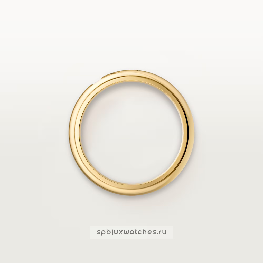 Кольцо Cartier C de Cartier Wedding Ring, 4 mm Width, 1 Diamond B4247000