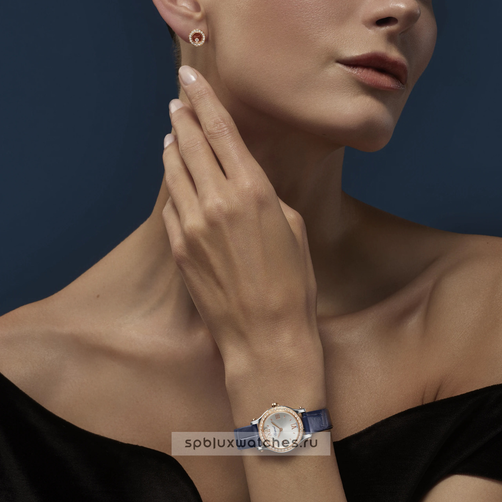 Серьги Chopard Happy Diamonds Icons Earrings 83A017-5201