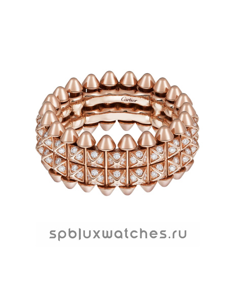 Кольцо Cartier Clash de Cartier Double Row Paved Ring B4237900