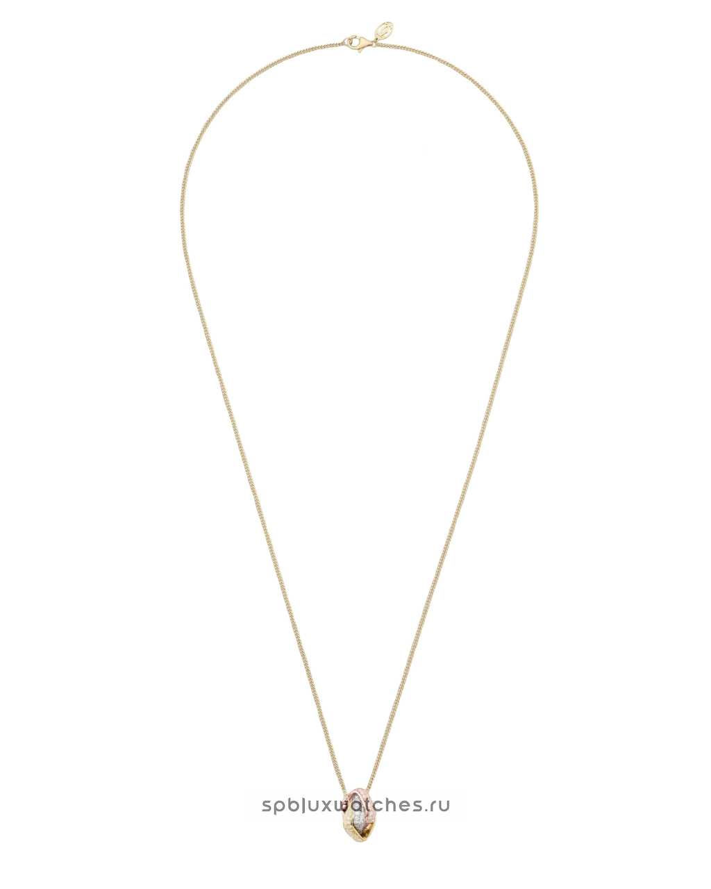 Подвеска Cartier Trinity Paved Cushion Pendant N7424568