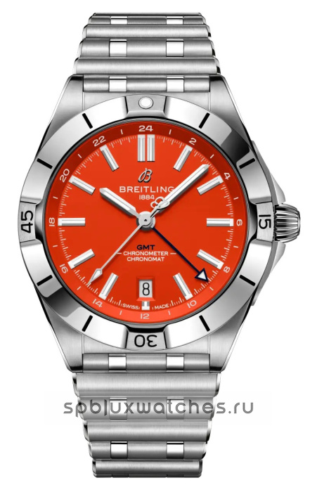 Breitling Chronomat Automatic GMT 40 mm NFL Denver Broncos Edition A32398C81O1A1