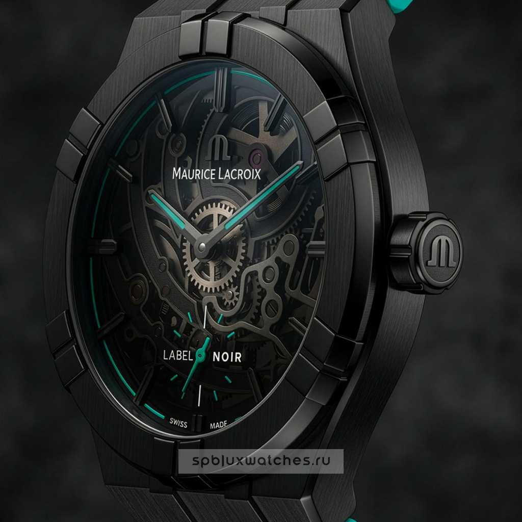 Maurice Lacroix Aikon Automatic Skeleton 45 mm Label Noir AI6028-DLB0B-030-H