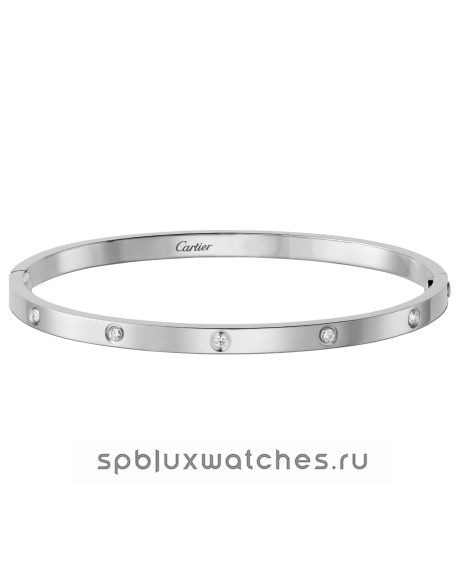 Браслет Cartier Love Bracelet 10 Diamonds Small Model B6048017