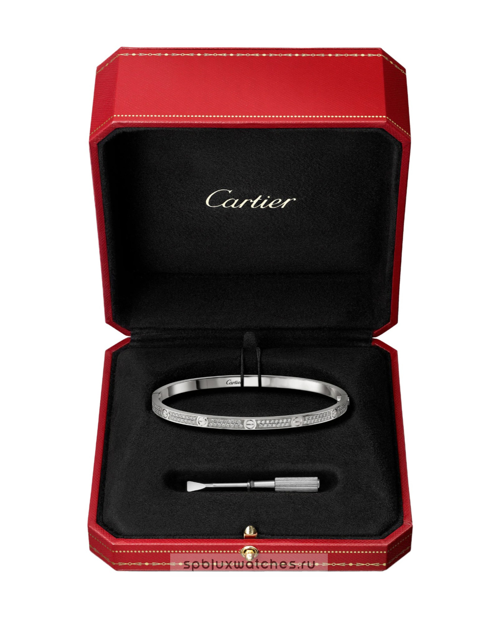 Браслет Cartier Love Bracelet Paved Small Model N6710817